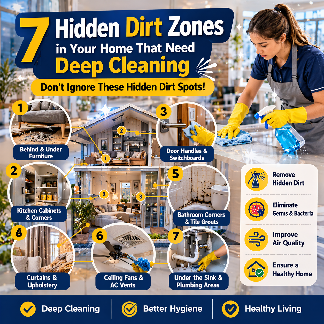 Hidden dirt in home