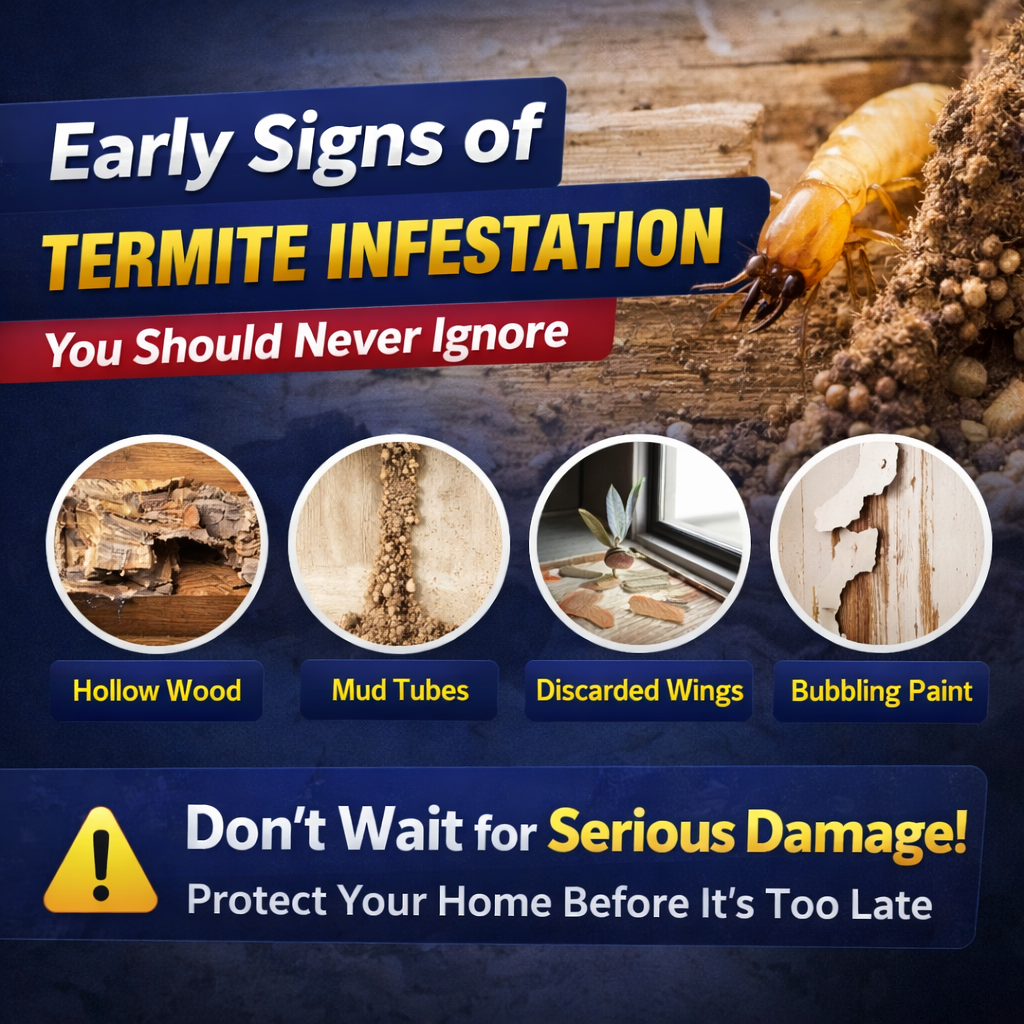 early signs of termite infestation