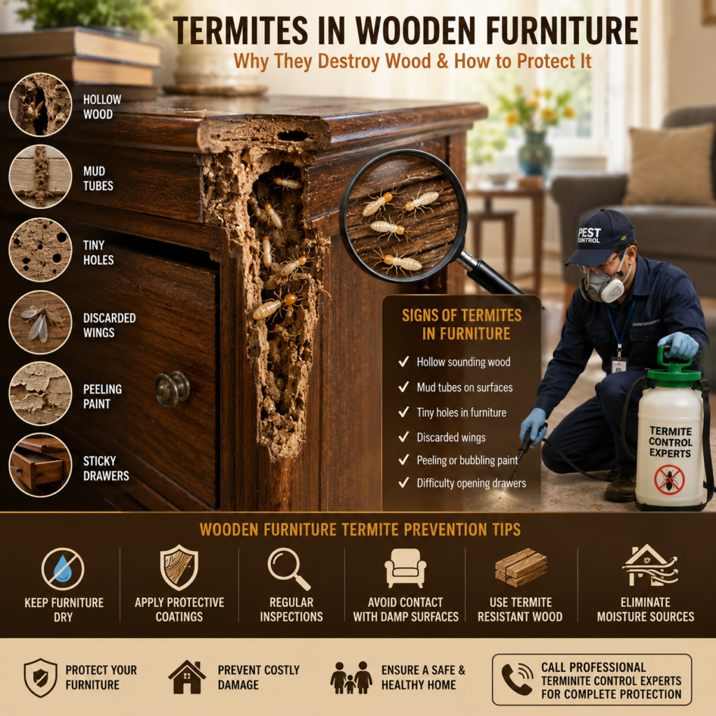 Termites in Wooden Furniture